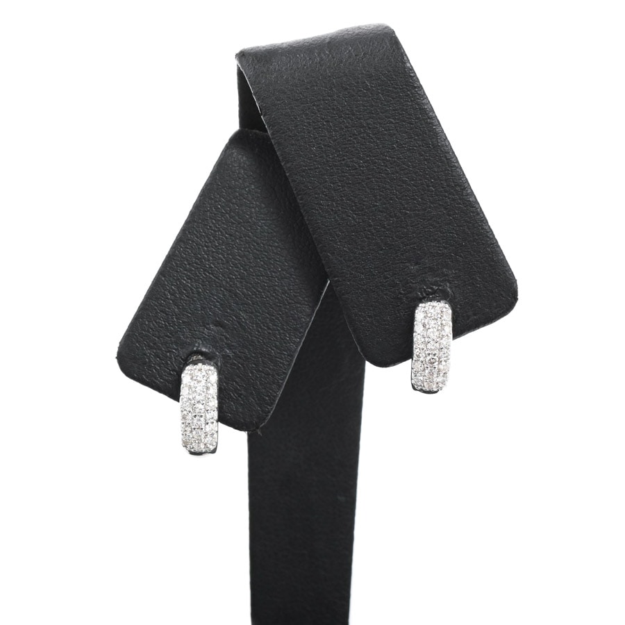 【中古A品】  ノンブランドジュエリー ダイヤ ピアス   K18ホワイトゴールド 横浜関内店