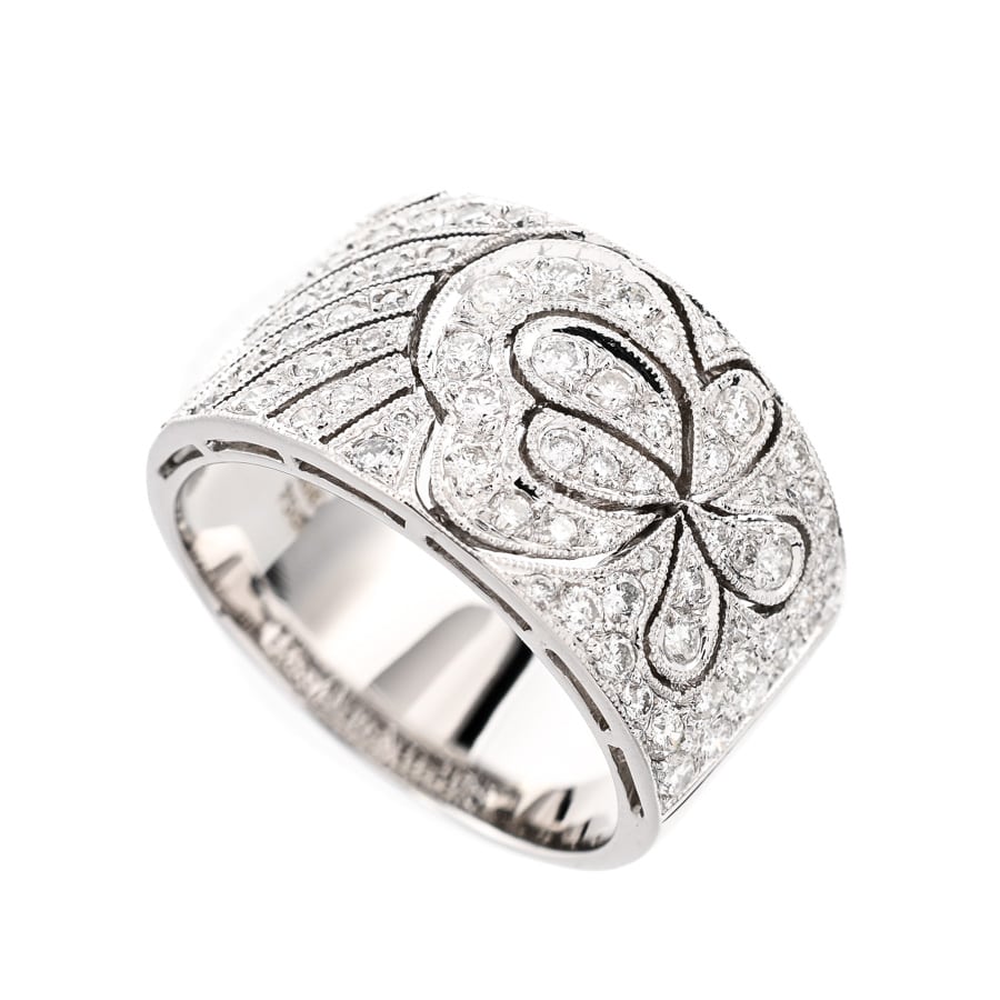 【中古A品】  ノンブランドジュエリー ダイヤ リング   K18ホワイトゴールド 横浜関内店