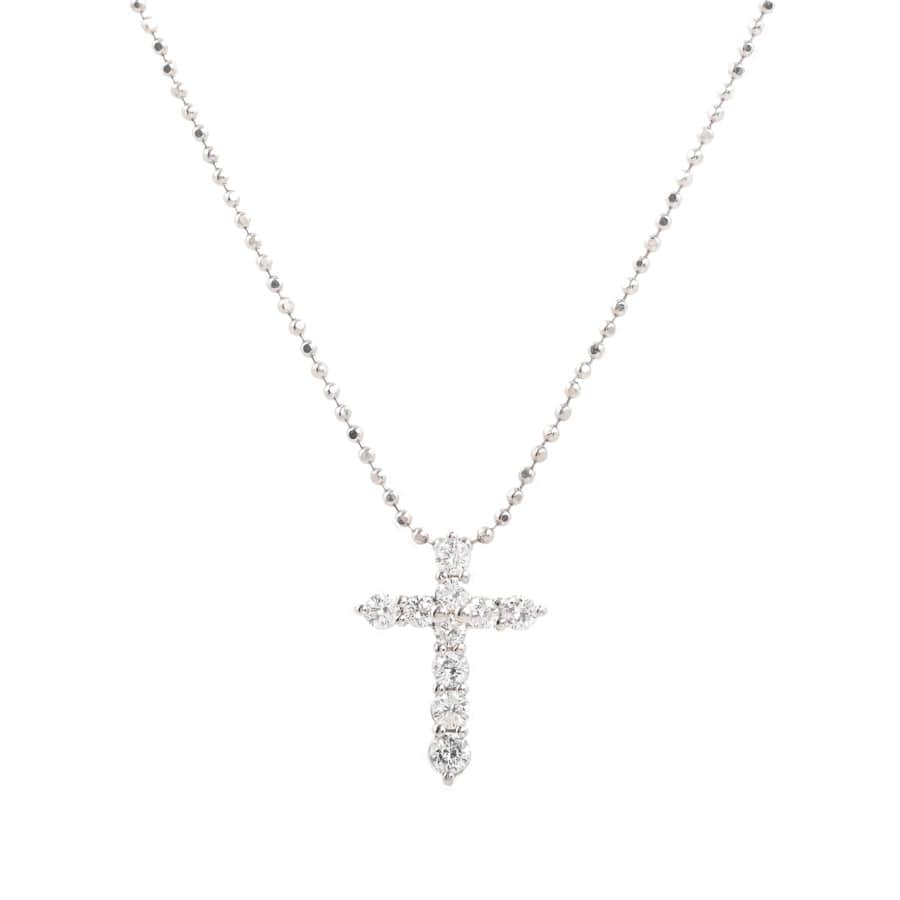 【中古A品】  ノンブランドジュエリー ダイヤ ネックレス   プラチナ900/850 横浜関内店