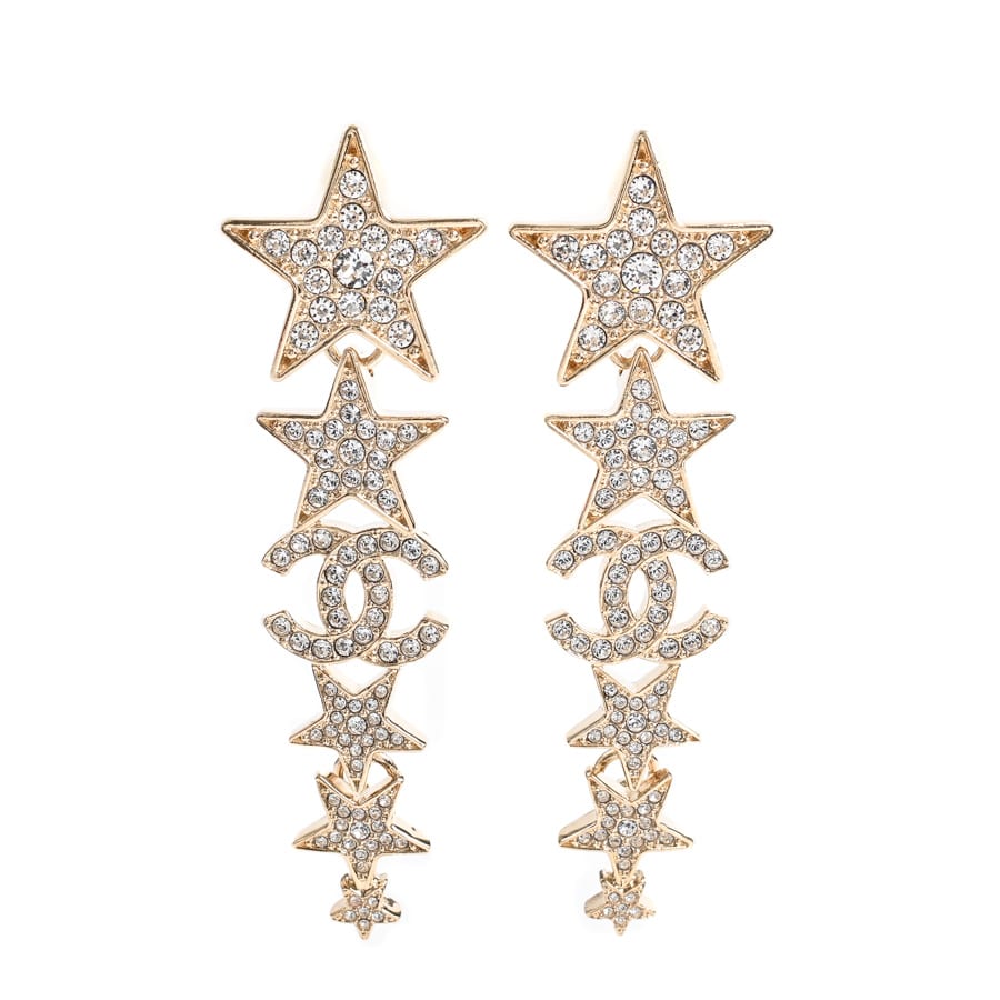 【中古A品】  シャネル ピアス  AB9826 ゴールドメッキ 元町本店