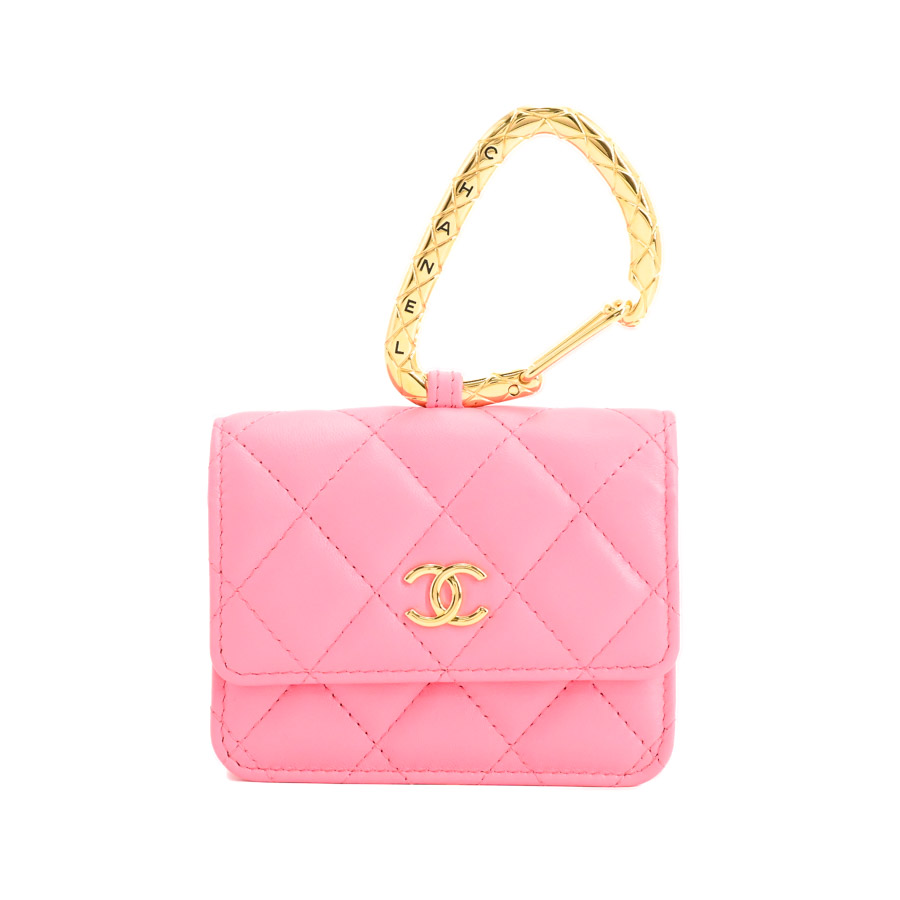 【中古A品】  シャネル ジュエルフックカードケース  AP2397 ラムスキン 新宿歌舞伎町店