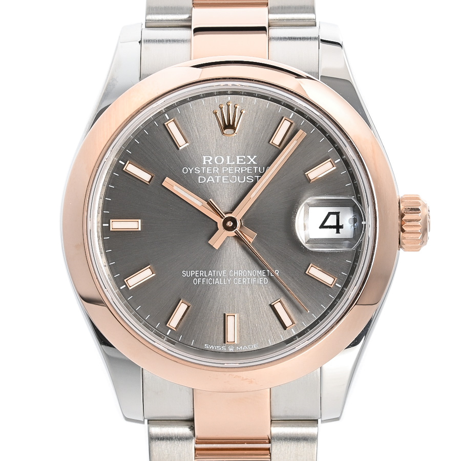 【中古A品】  ロレックス デイトジャスト31  278241/OYS ステンレス/ピンクゴールド THE YOKOHAMA FRONT