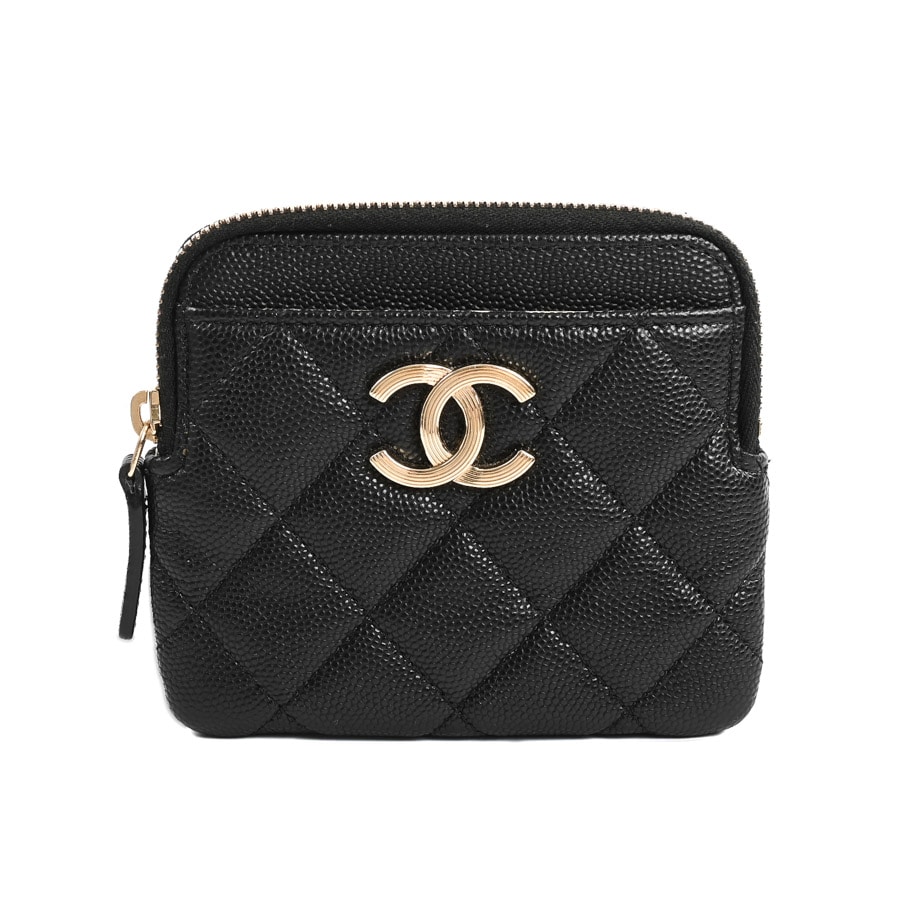 【中古A品】  シャネル ジップコインパース  AP3138 キャビア 新宿歌舞伎町店