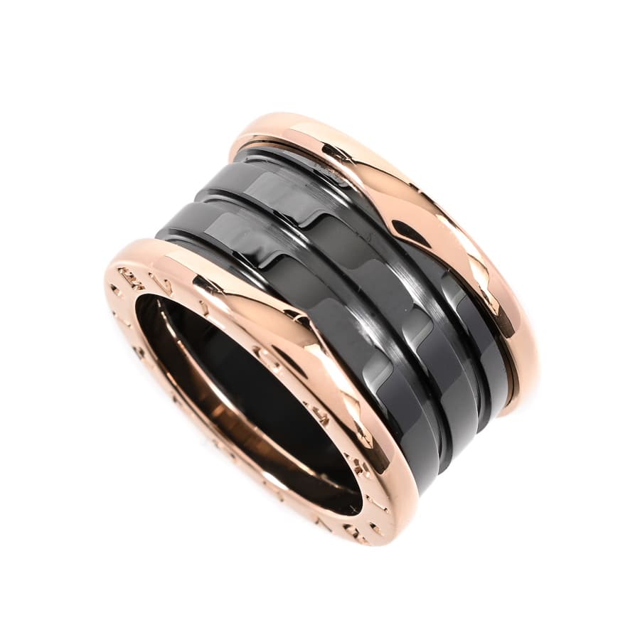 【中古A品】  ブルガリ BZERO1  345848 K18ピンクゴールド/セラミック(K18PG/セラミック) THE YOKOHAMA FRONT