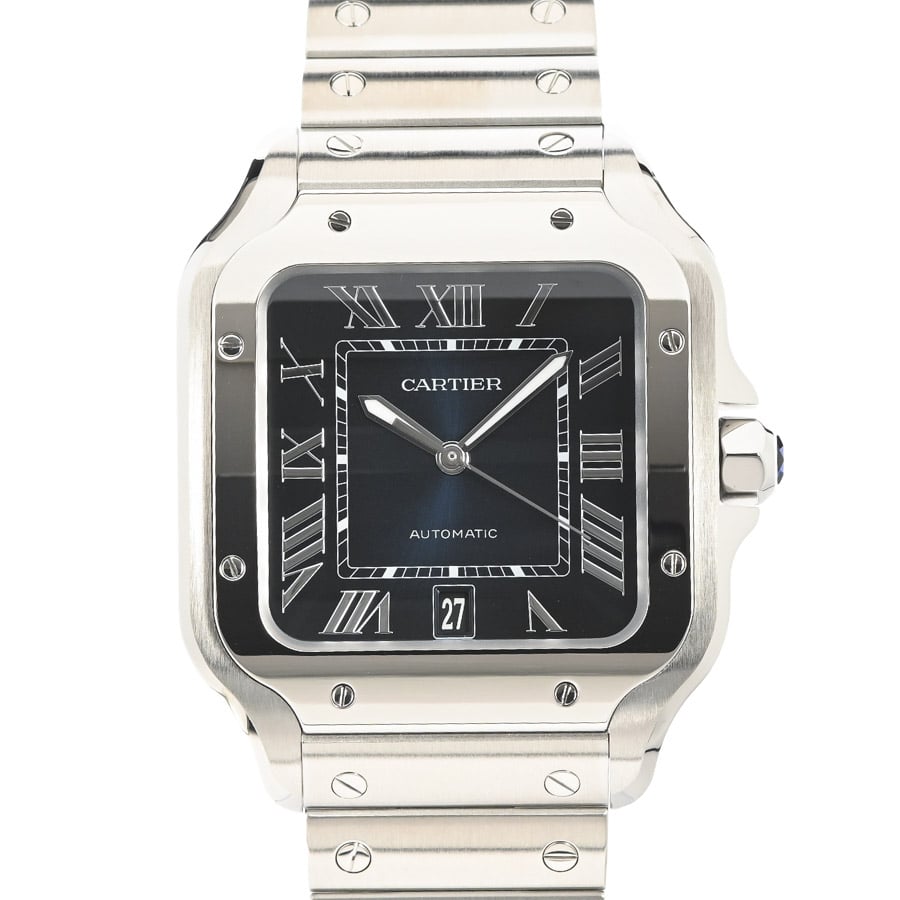 【中古A品】  カルティエ サントス ドゥ カルティエ LM  WSSA0030 ステンレス 銀座