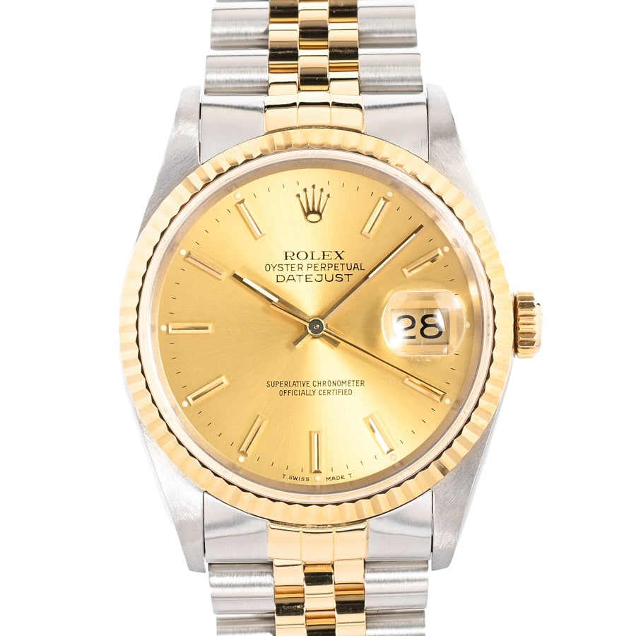 【中古A品】  ロレックス デイトジャスト  16233 ステンレス/イエローゴールド 横浜関内店