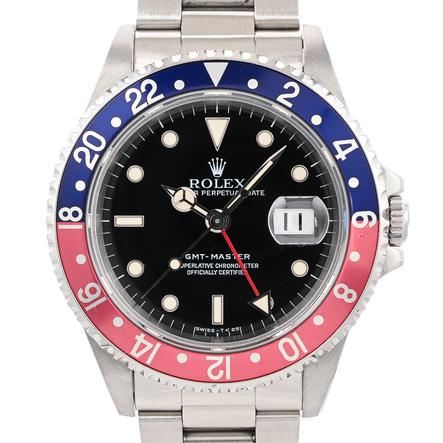 【中古A品】  ロレックス GMTマスター  16700BL/RD ステンレス 新宿歌舞伎町店