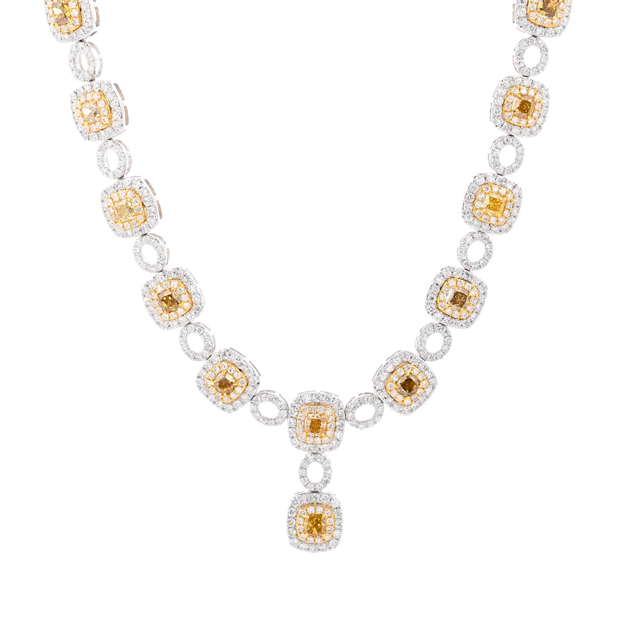 【中古A品】  ノンブランドジュエリー ダイヤ ネックレス   K18ホワイトゴールド 横浜関内店