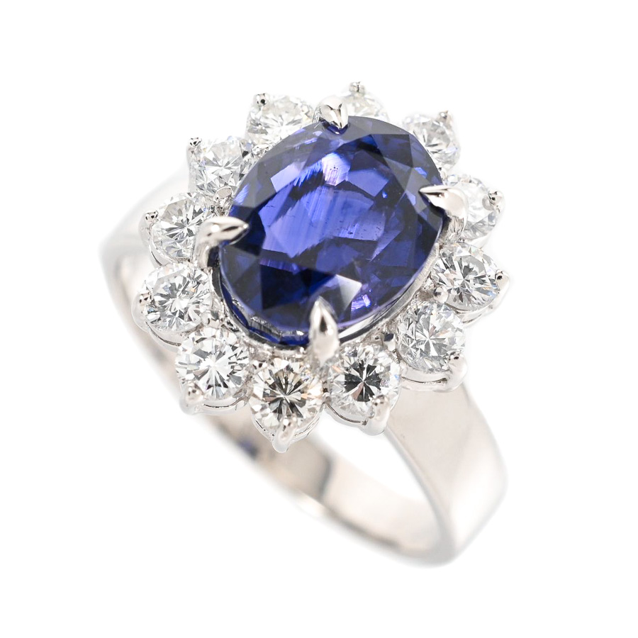 【中古A品】  ノンブランドジュエリー サファイア リング   プラチナ850 横浜関内店