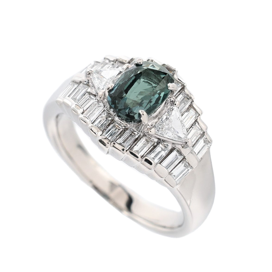 【中古A品】  ノンブランドジュエリー アレキサンドライト リング   プラチナ900 横浜関内店