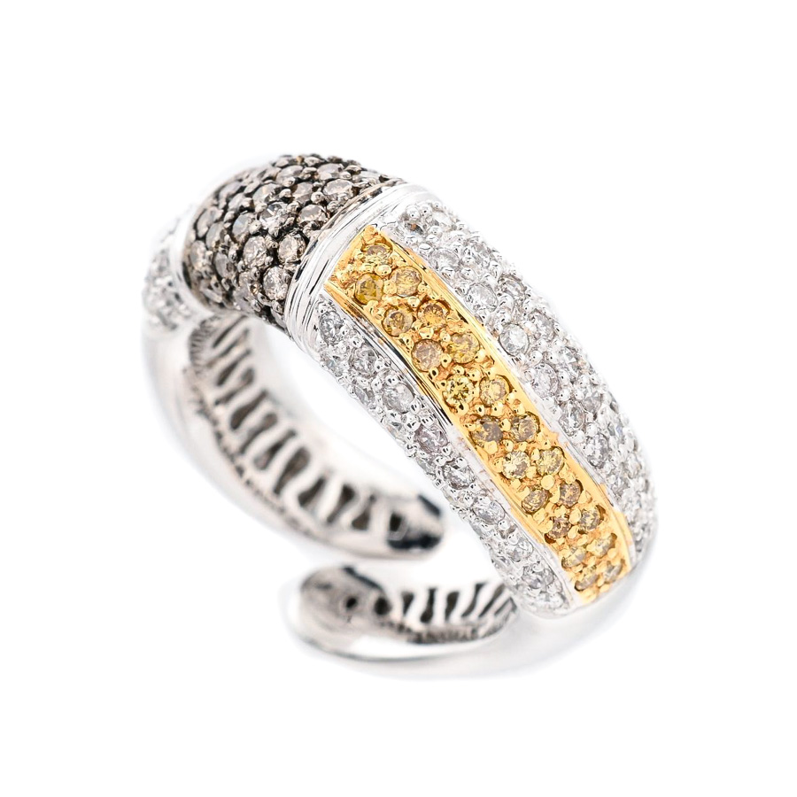 【中古A品】  ノンブランドジュエリー ダイヤ リング   K18ホワイトゴールド 横浜関内店