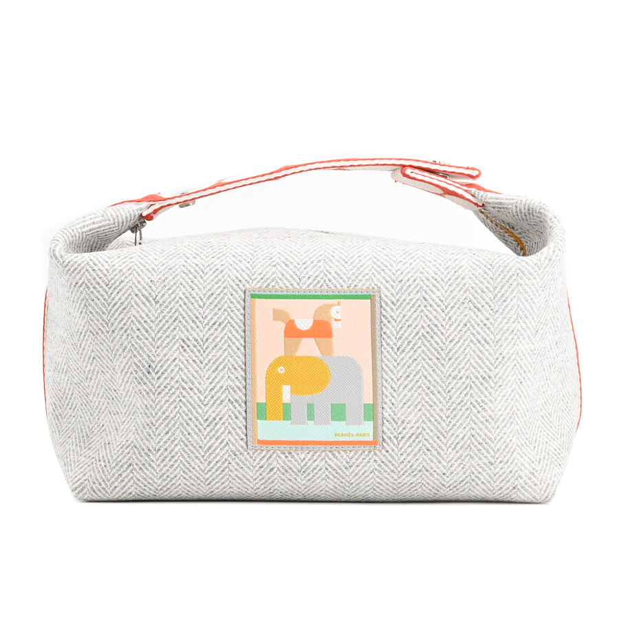 【中古SA品】  エルメス ブリッドアブラックアニモーブラック   トワルシェブロン 銀座