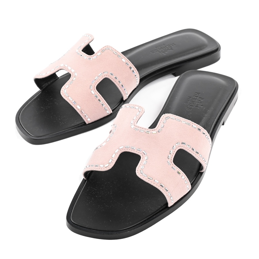 【中古SA品】  エルメス オラン   スウェード 銀座