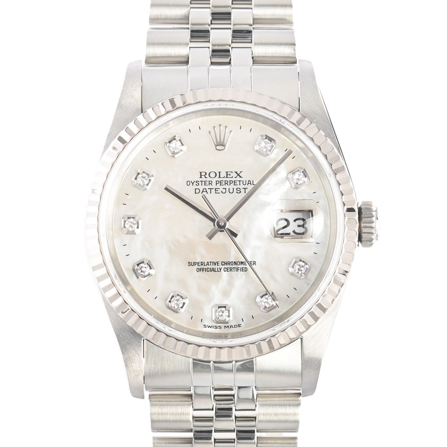 【中古A品】  ロレックス デイトジャスト  16234NG ステンレス/ホワイトゴールド 元町本店