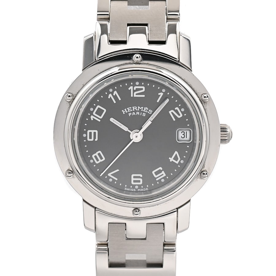 【中古A品】  エルメス クリッパー   CL4.210 ステンレス SHIBUYA