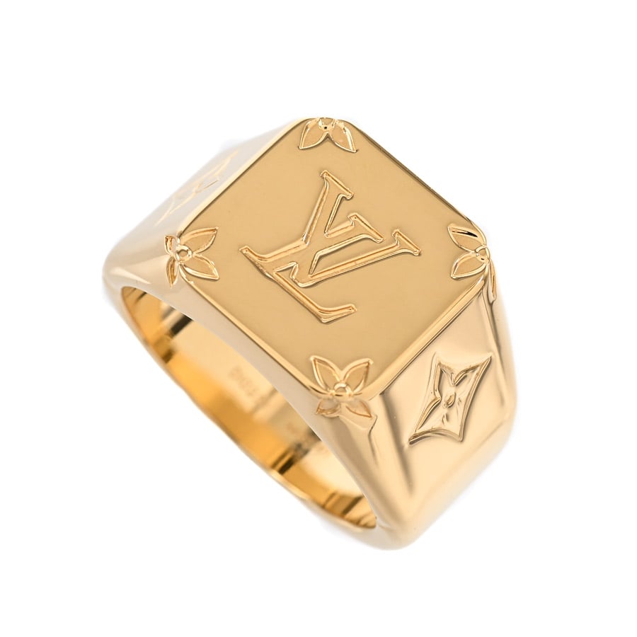 【中古A品】  ルイヴィトン シグネットリング  M80191 ゴールドメッキ 新宿歌舞伎町店