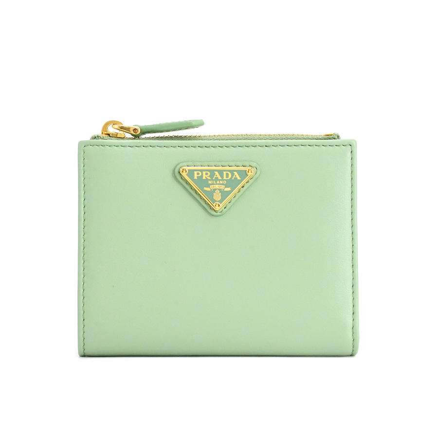 【中古SA品】  プラダ 2つ折り財布  1ML050 カーフ 横浜関内店