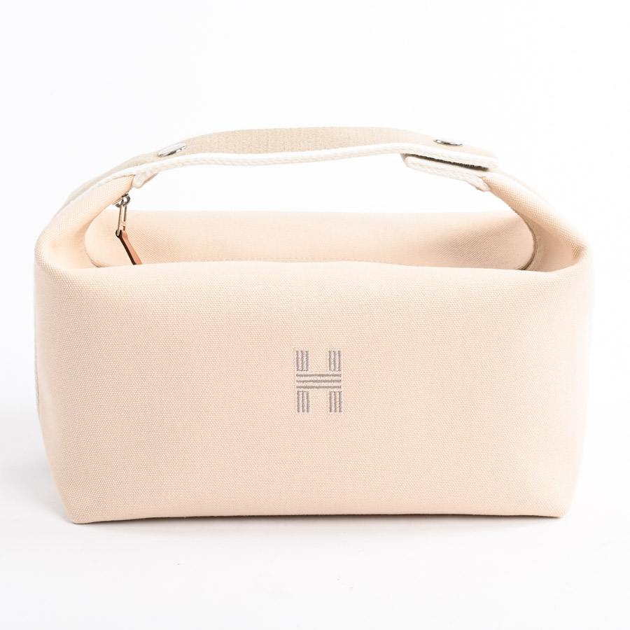 【中古SA品】  エルメス ブリッドアブラックGM   コットン 銀座