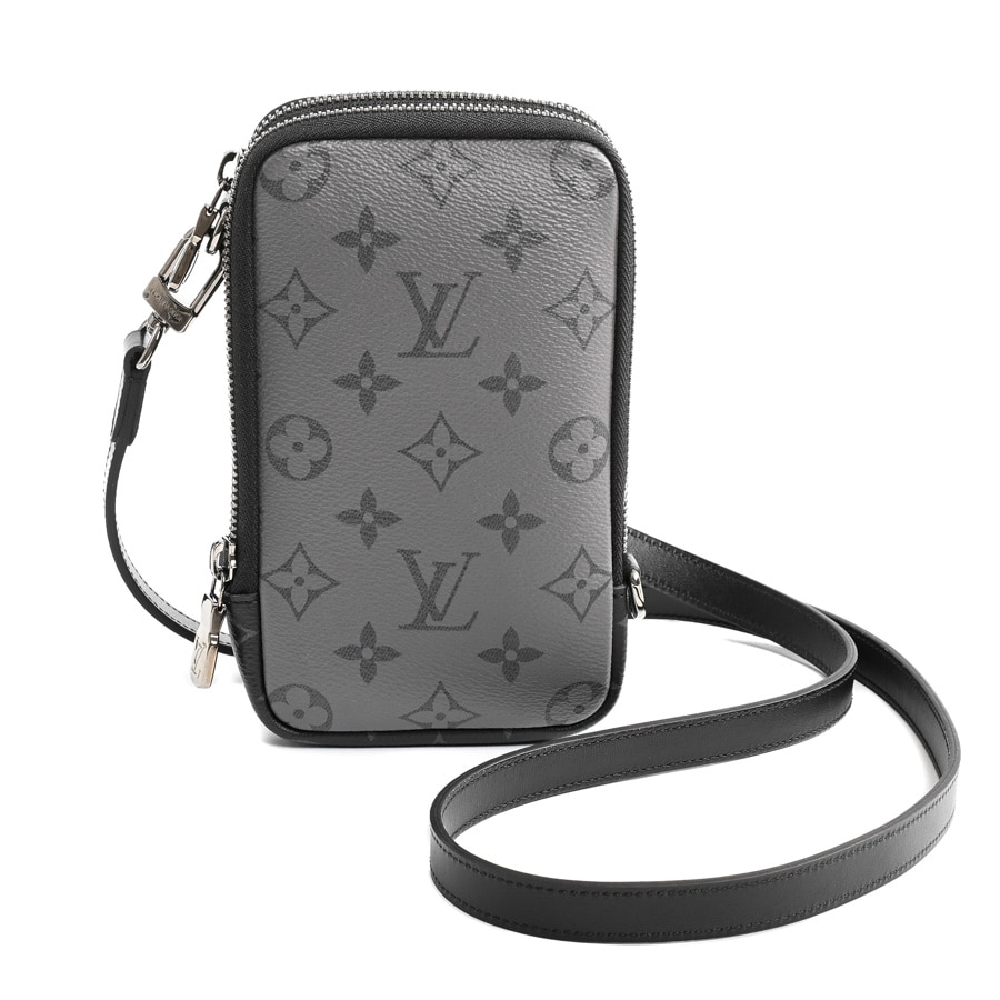 【中古A品】  ルイヴィトン ダブルフォンポーチ エクリプスリバース M69534  元町本店