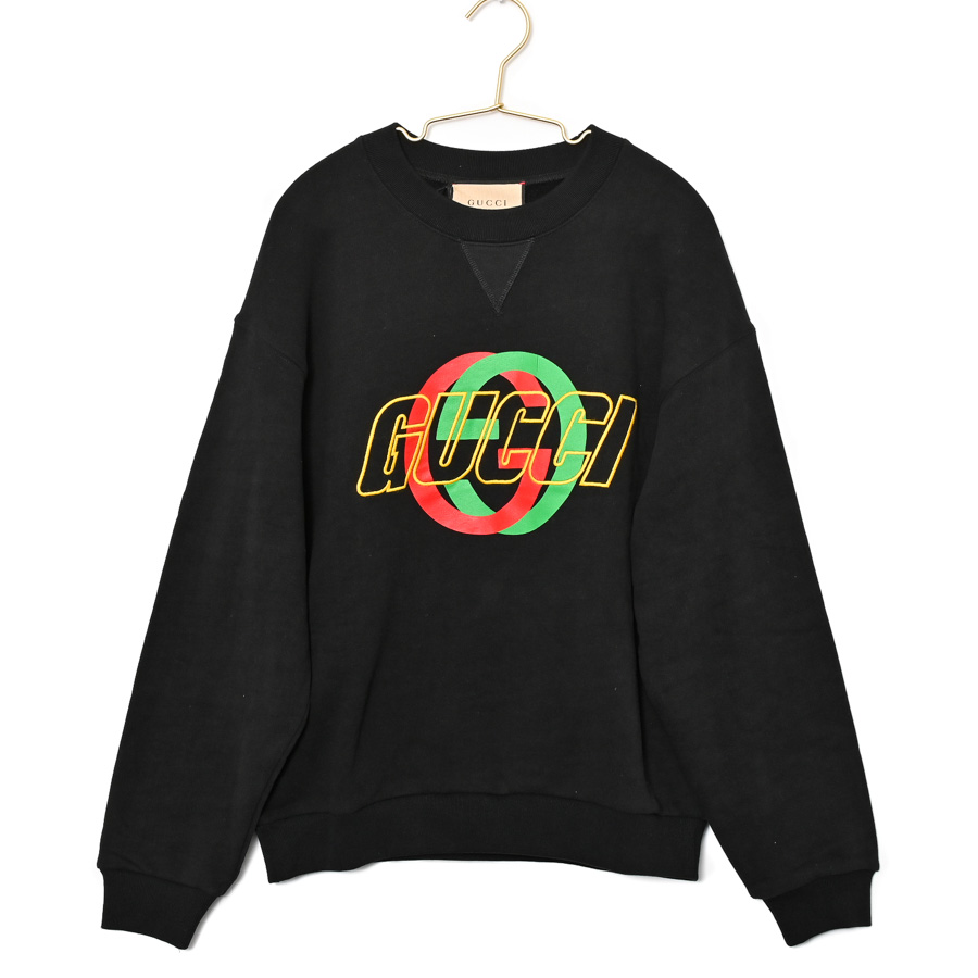 【中古A品】  グッチ インターロッキングGプルオーバー  768460 コットン 新宿歌舞伎町店