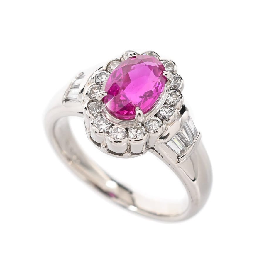 【中古A品】  ノンブランドジュエリー ルビー リング   プラチナ900 横浜関内店