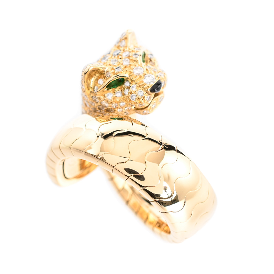 【中古A品】  カルティエ パンテール ラカルダ   K18イエローゴールド 銀座