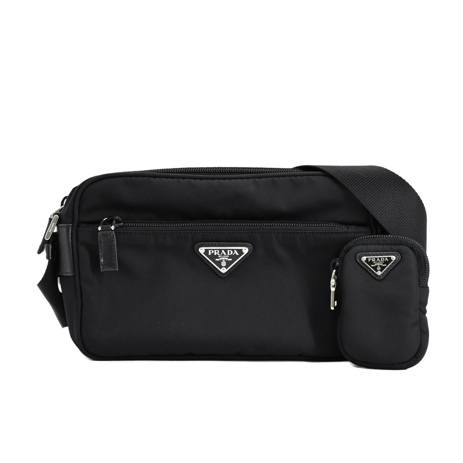 【中古A品】  プラダ Re-Nylonショルダーバッグ  1BC167 リナイロン 元町本店
