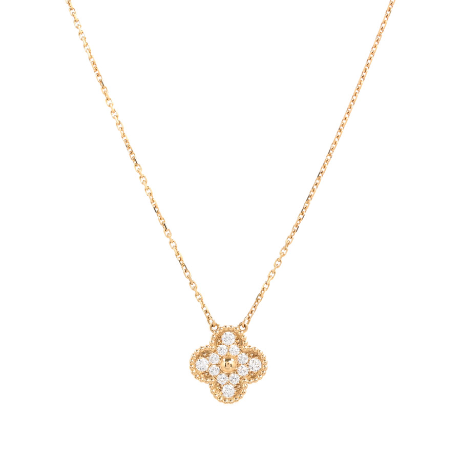 【中古A品】  ヴァンクリーフアーペル ヴィンテージアルハンブラ  VCARA45300 K18イエローゴールド 元町本店