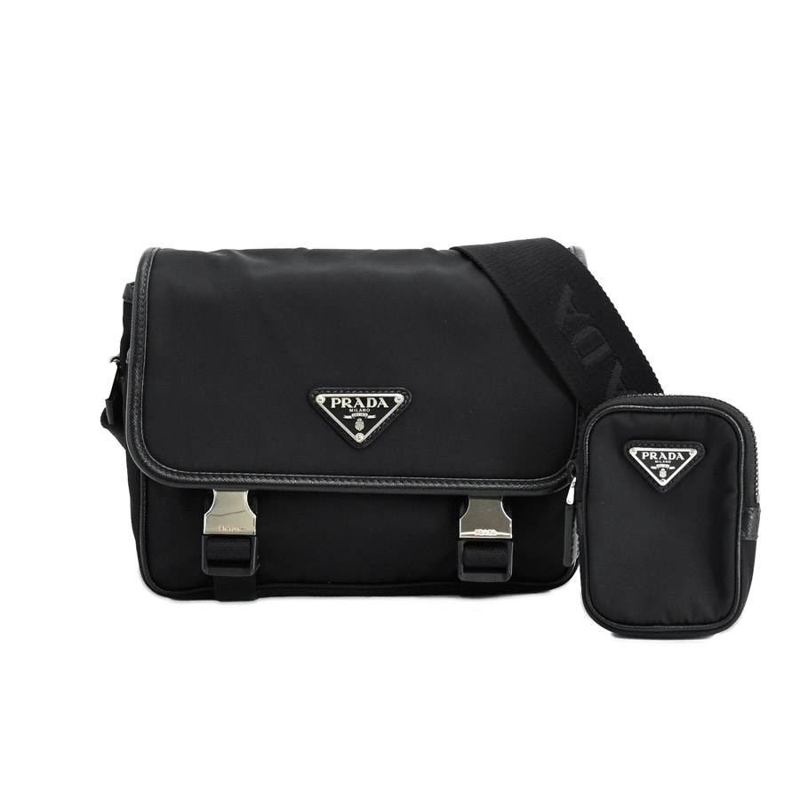 【中古A品】  プラダ Re-Nylonショルダーバッグ  2VD034 リナイロン THE YOKOHAMA FRONT