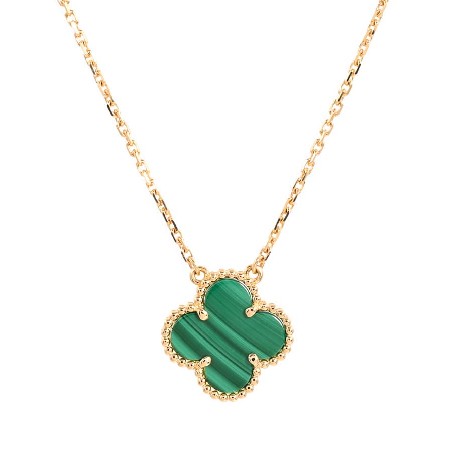 【中古A品】  ヴァンクリーフアーペル ヴィンテージアルハンブラ  VCARO9VA00 K18イエローゴールド 銀座