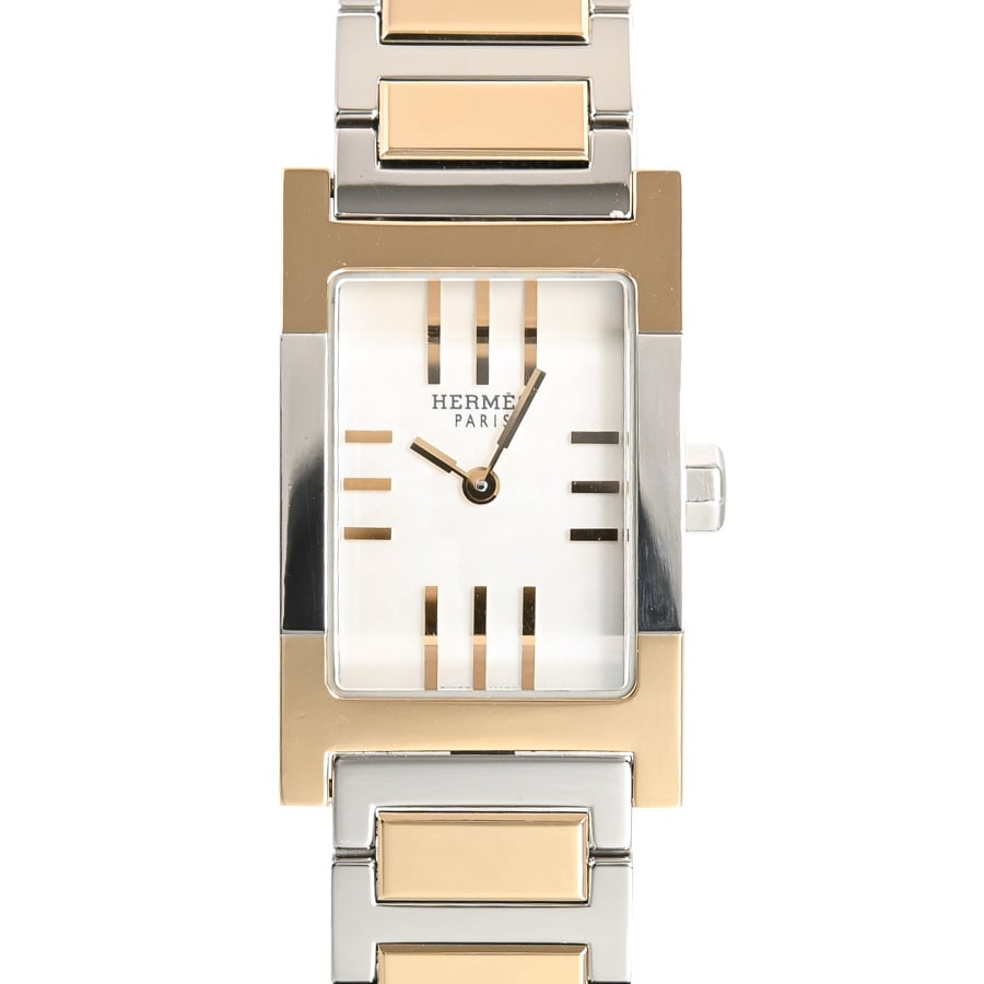 【中古A品】  エルメス タンデム  TA1.220 ステンレス／ゴールドメッキ SHIBUYA