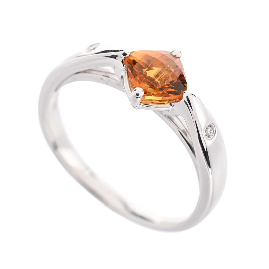 【中古A品】  タサキ トパーズ リング   K18ホワイトゴールド 元町本店