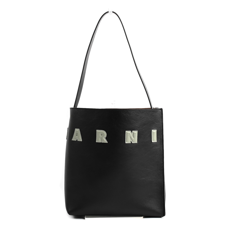 【中古A品】  マルニ Museoスモールホーボーバッグ  SHMP0111U0P6483ZO723 カーフ 元町本店