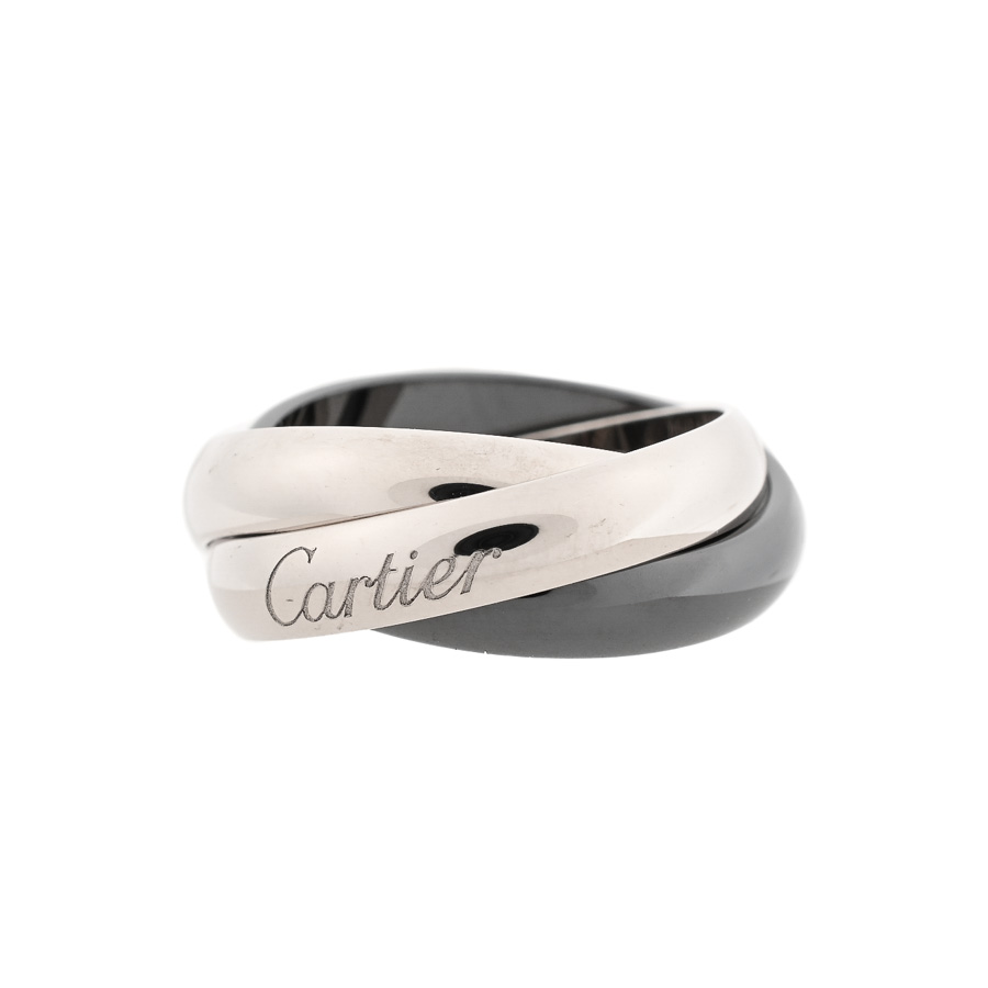 【中古A品】  カルティエ トリニティ  B4095648 K18ホワイトゴールド/セラミック(K18WG/セラミック) 横浜関内店