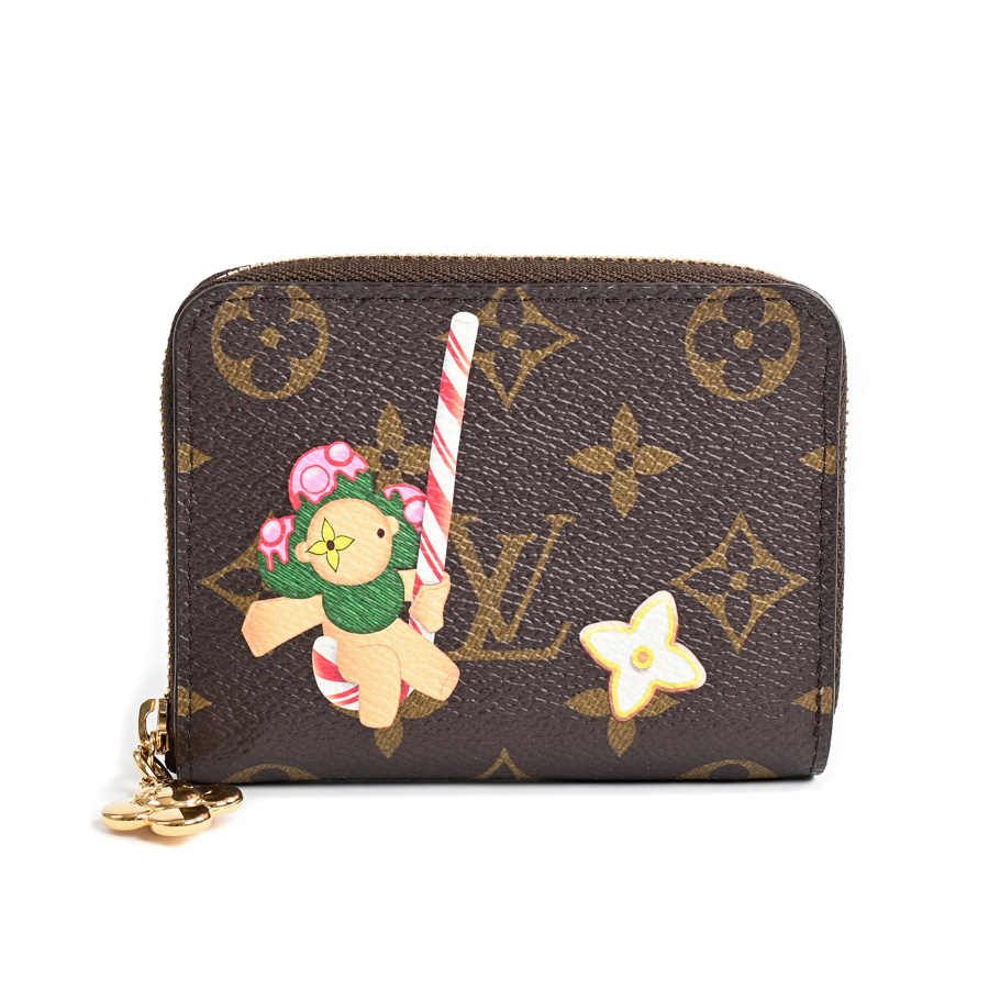 【中古SA品】  ルイヴィトン ジッピーコインパース モノグラム M12210  銀座