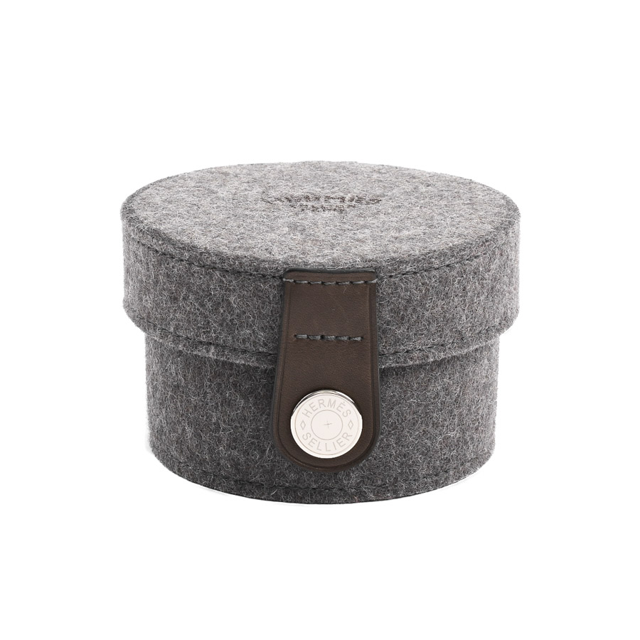 【中古SA品】  エルメス シュガーボックス   フェルト 銀座