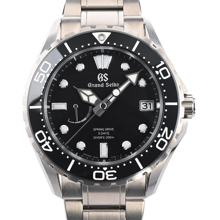 【中古A品】  グランドセイコー エボリューション9 コレクション スプリングドライブ  SLGA015 チタニウム 銀座