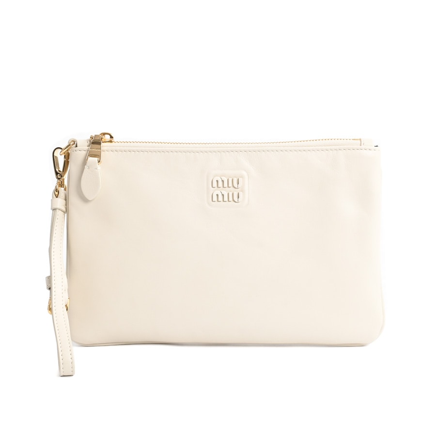 【中古A品】  ミュウミュウ クラッチポーチ  5NH012 カーフ 新宿歌舞伎町店