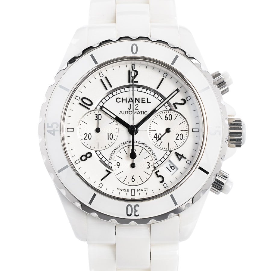 【中古A品】  シャネル J12 クロノグラフ  H1007 セラミック SHIBUYA