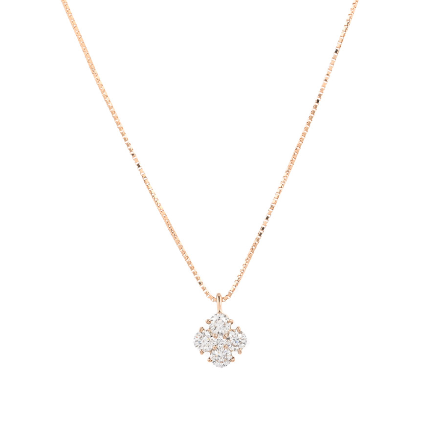 【中古A品】  モニッケンダム ダイヤ ネックレス   K18ピンクゴールド 横浜関内店