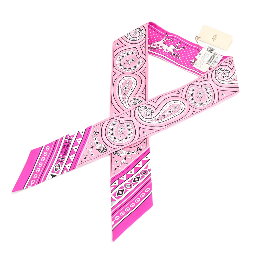 【未使用品】  エルメス ツイリー   シルク 新宿歌舞伎町店