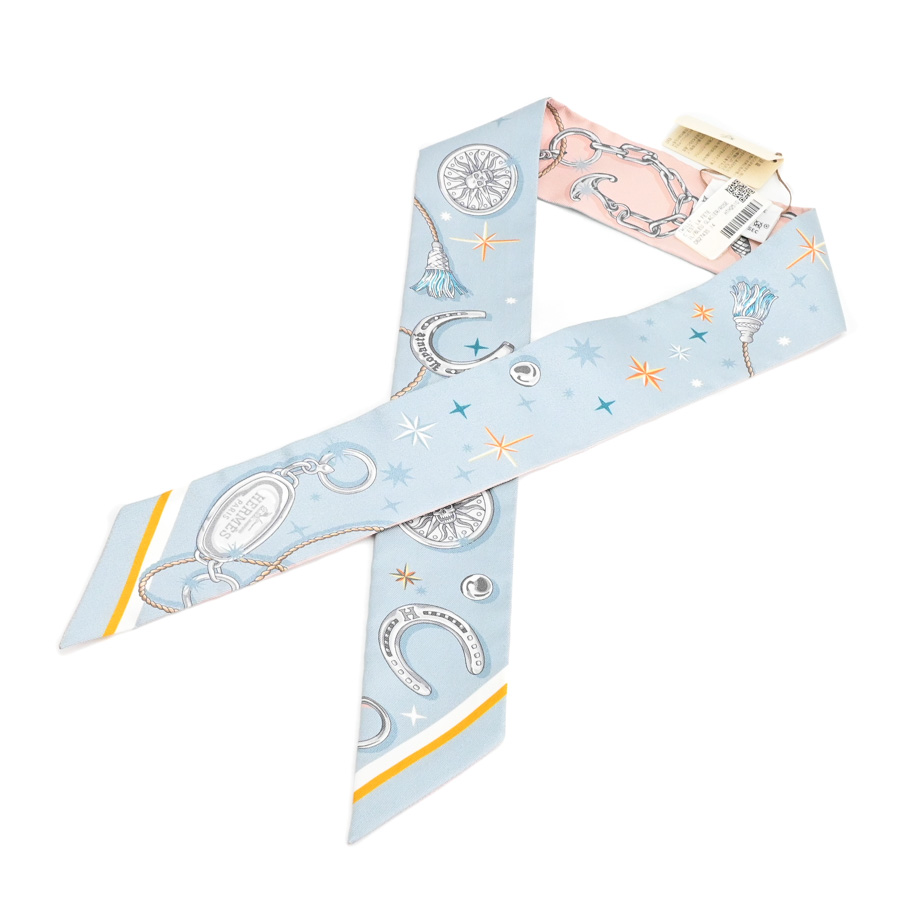 【未使用品】  エルメス ツイリー   シルク THE YOKOHAMA FRONT