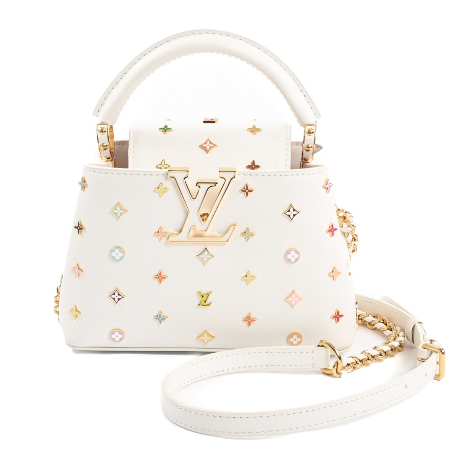 【中古A品】  ルイヴィトン LVxTMカプシーヌMINI モノグラムマルチ M14165 カーフ 元町本店