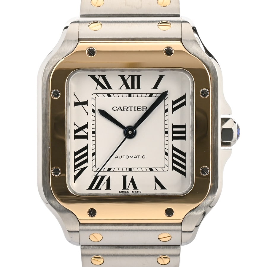 【中古SA品】  カルティエ サントス ドゥ カルティエ MM  W2SA0016 ステンレス/イエローゴールド SHIBUYA
