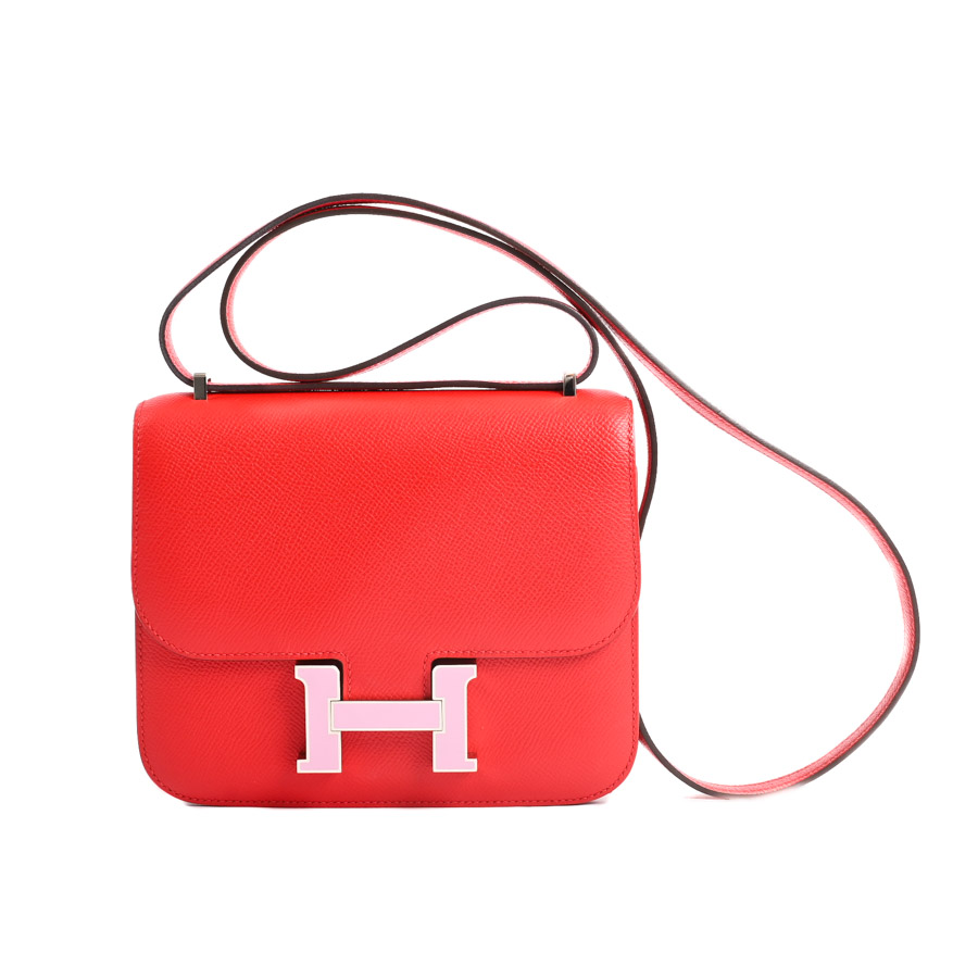 【中古A品】  エルメス ミニコンスタンス3 18   ヴォーエプソン 銀座