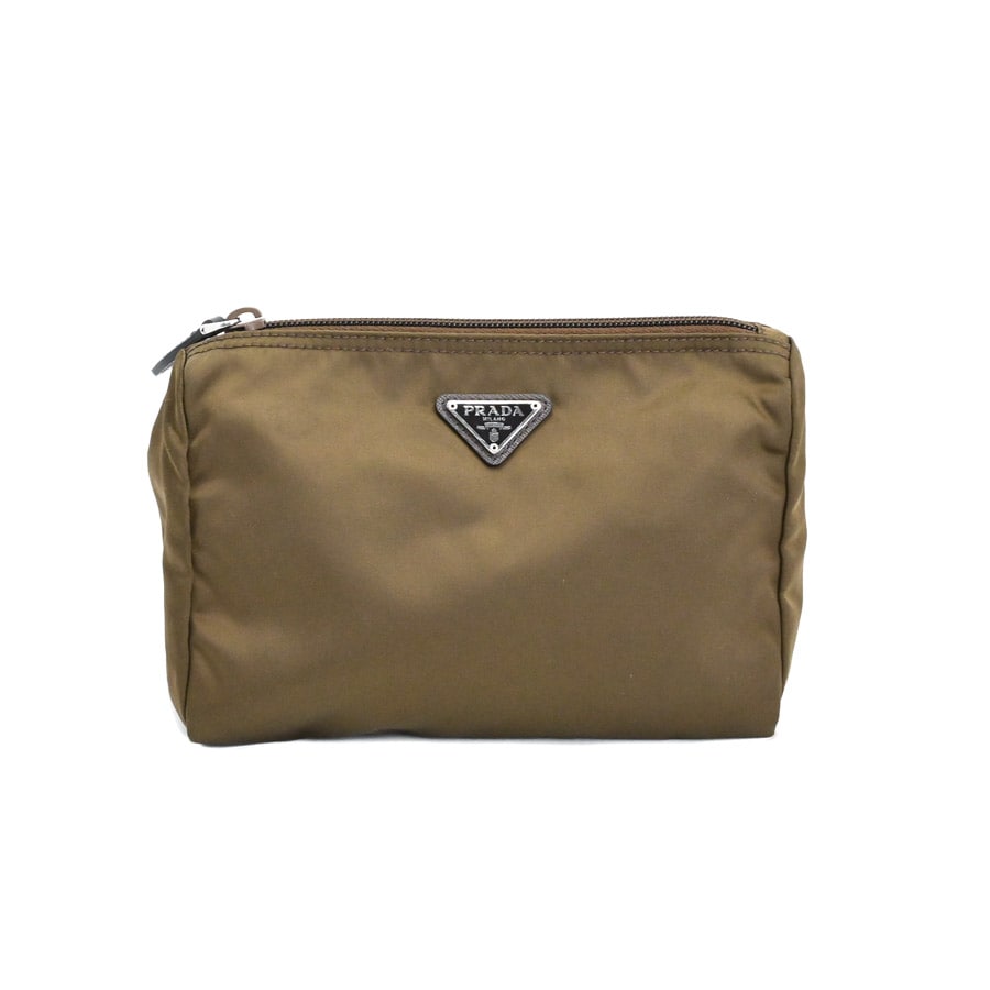 【中古AB品】  プラダ ポーチ   テスート 元町本店