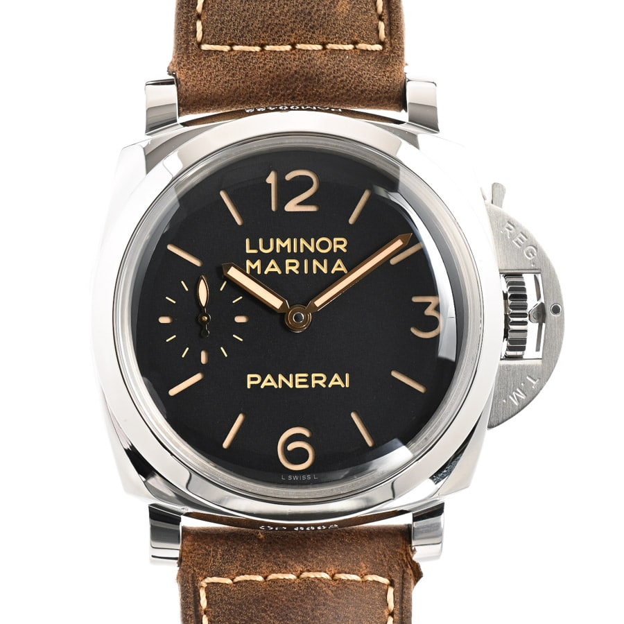 【中古A品】  パネライ ルミノールマリーナ スリーデイズ アッチャイオ  PAM00422 ステンレス 銀座