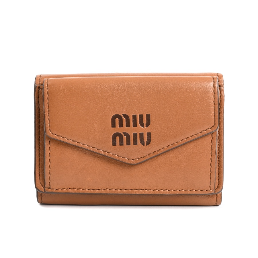 【中古B品】  ミュウミュウ ミニウォレット  5MH021 カーフ 新宿歌舞伎町店