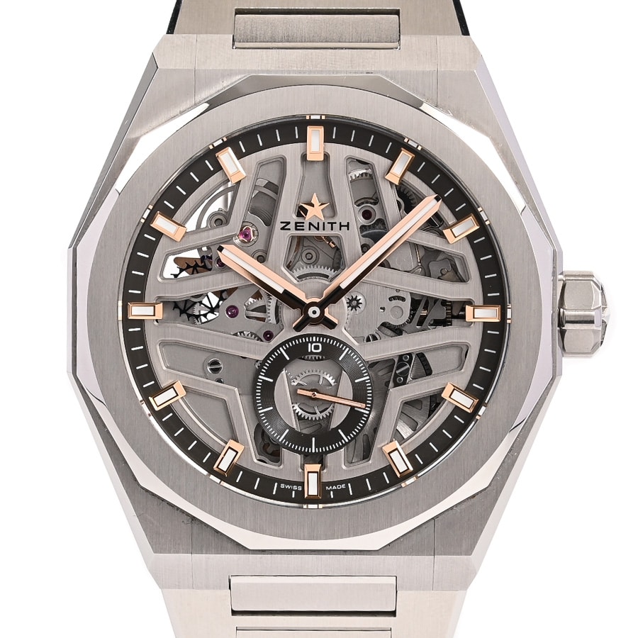 【中古A品】  ゼニス デファイ スカイライン スケルトン  03.9300.3620/80.I001 ステンレス 銀座