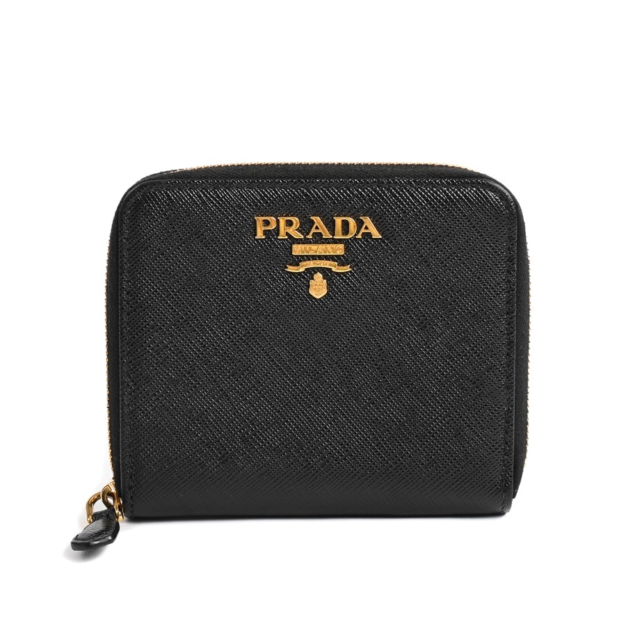 【中古A品】  プラダ 2つ折り財布  1ML036 サフィアノ 新宿歌舞伎町店